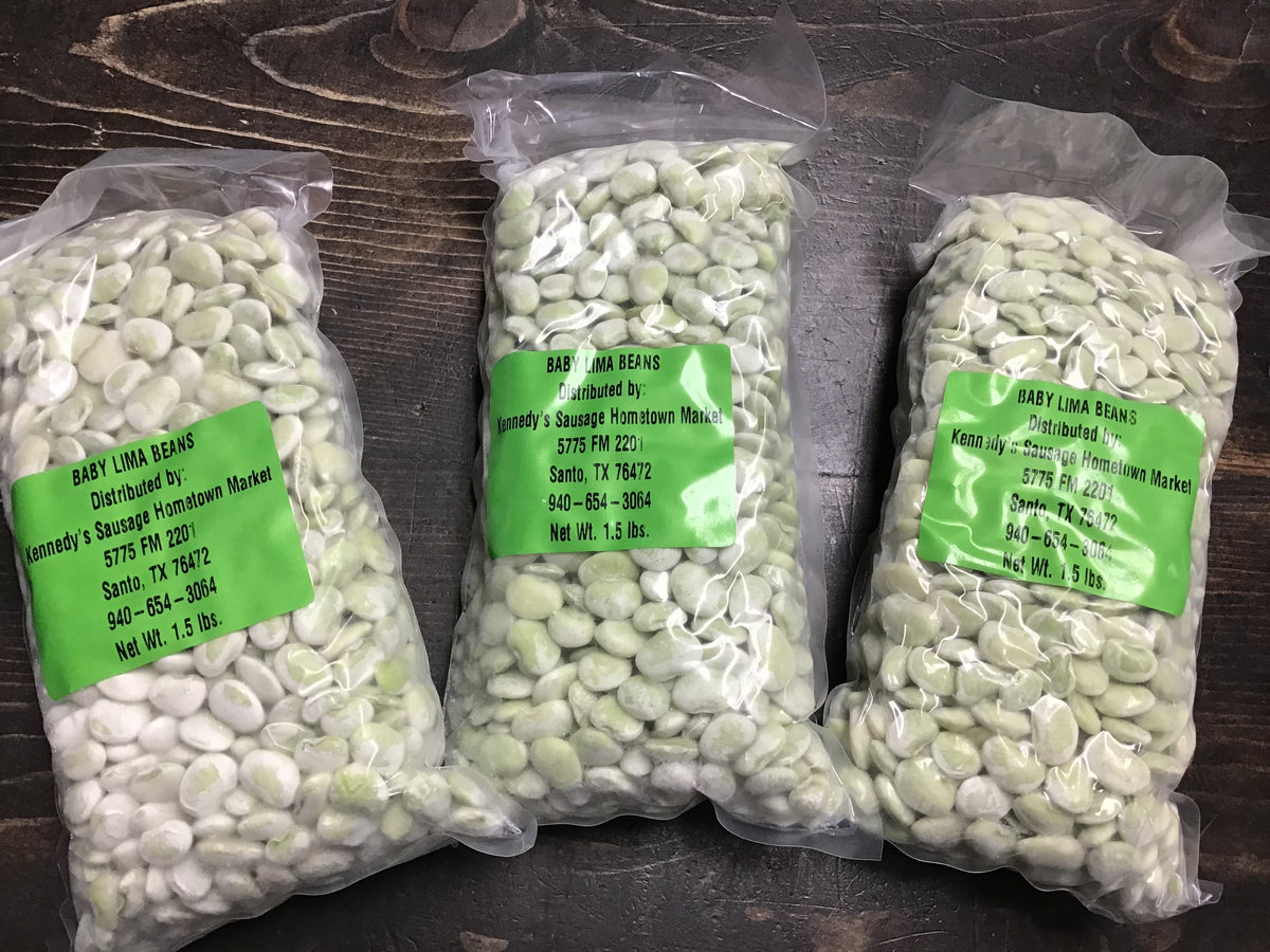 3-B Produce - Baby Lima Beans – Kennedys Sausage Hometown Market