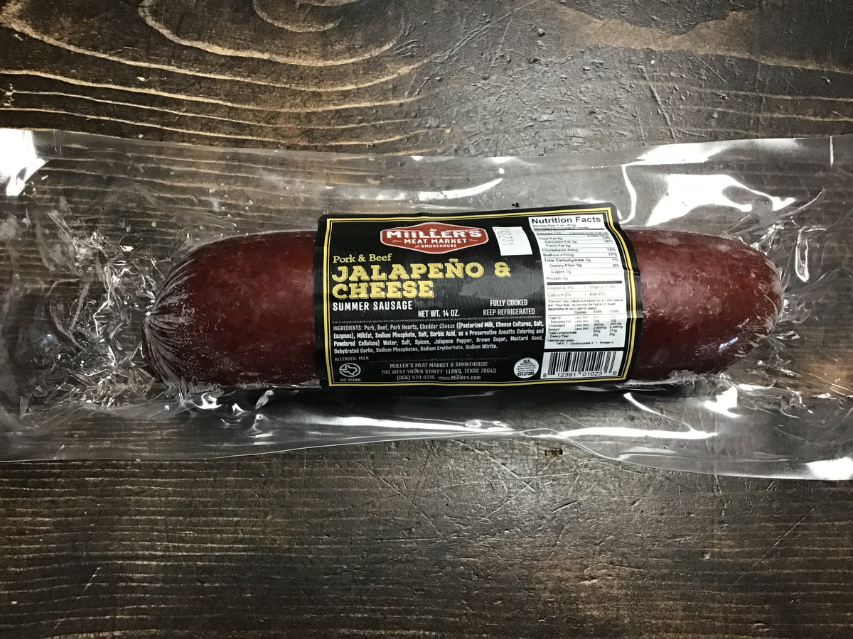 Miiller's - Summer Sausage (with Jalapeno & Cheese) – Kennedys