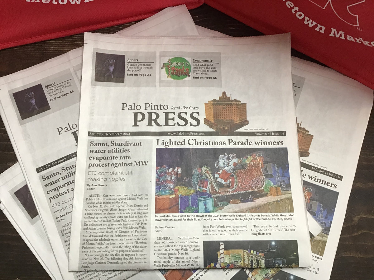 Palo Pinto Press Newspaper Kennedys Sausage Hometown Market