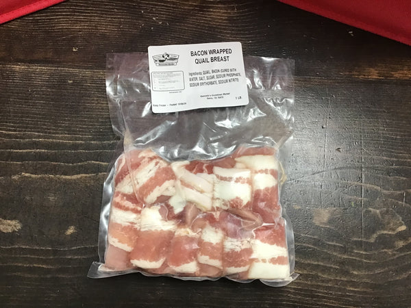 Texas Quail Farms - Bacon Wrapped Quail Breast
