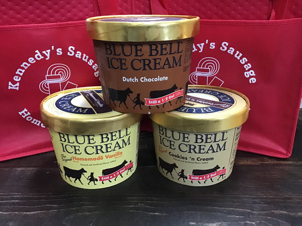 Blue Bell - Gold Rim (Half Gallon)