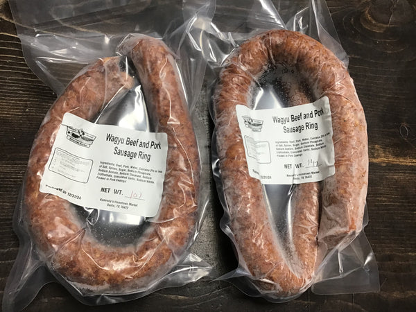 Heartbrand Beef - Wagyu Beef and Pork Sausage Ring (Priced Per lb)