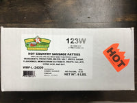 Kennedy's Sausage Co. - 6lb Hot Sausage Patties (123H)