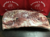 Pork Belly (Frozen) (Priced Per lb)