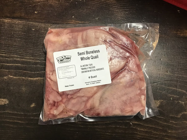Texas Quail Farms - Semi Boneless Whole Quail