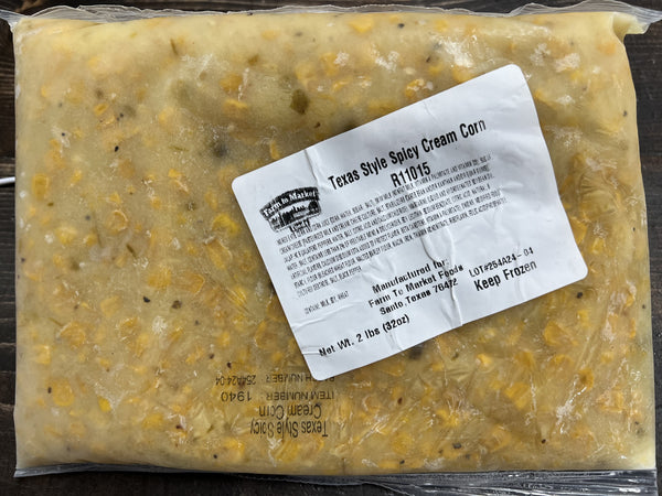 Farm To Market Foods - Texas Style Spicy Cream Corn